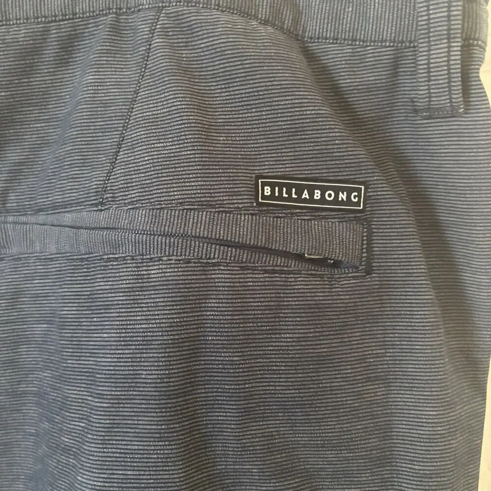 Billabong Mens Crossfire Submersible Stretch Gray Board Shorts 40 Beach Tropical - Picture 8 of 14